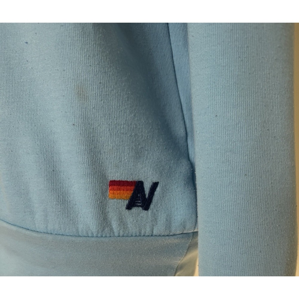Aviator Nation‎ Lightning Bolt Sweatshirt Crewneck Long Sleeve Size XS Blue - Picture 7 of 13